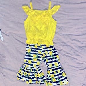 Summer toddler girl outfit